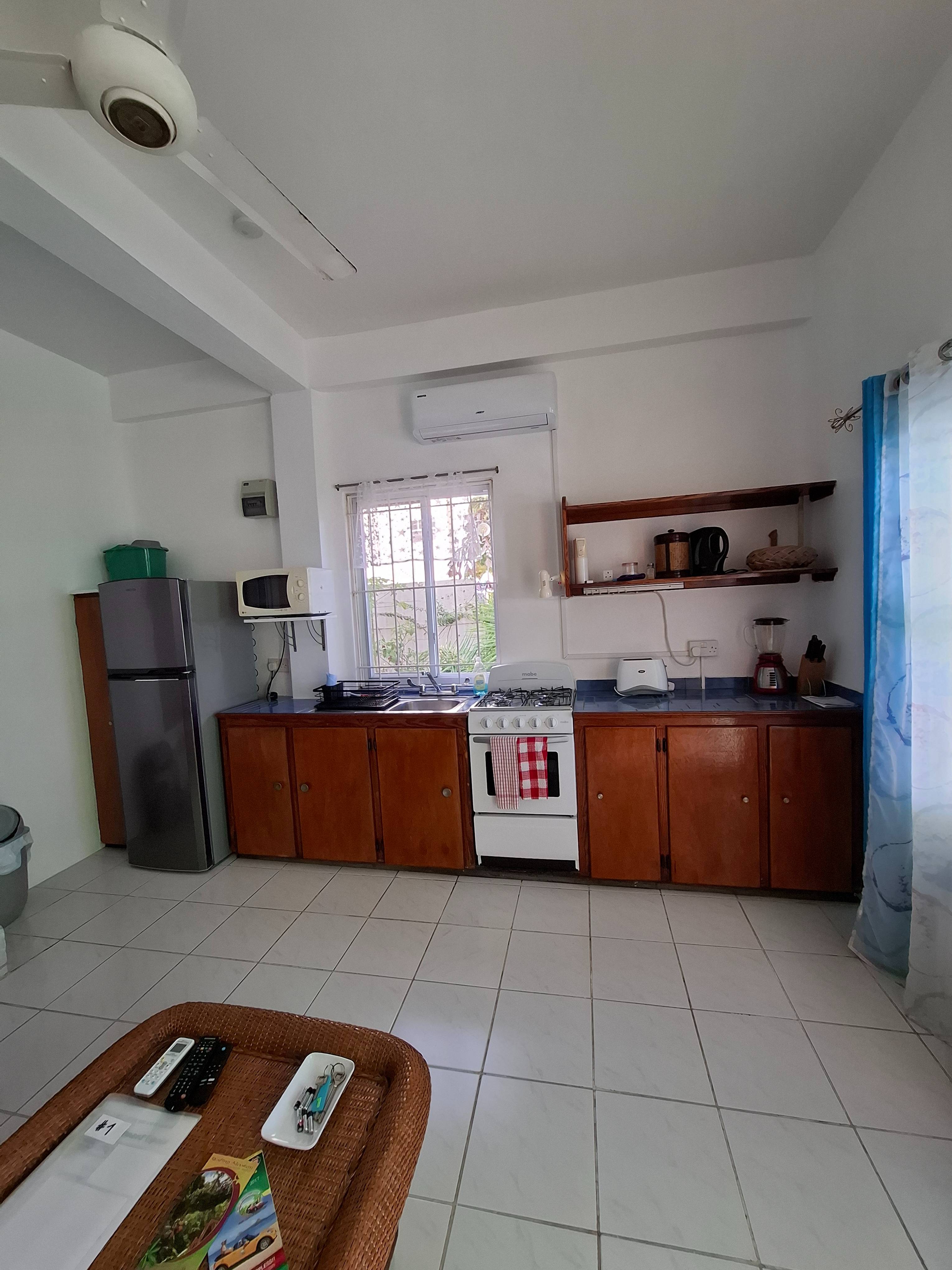Kitchen – Apartment 1 at Apartment Espoir, Saint Lucia