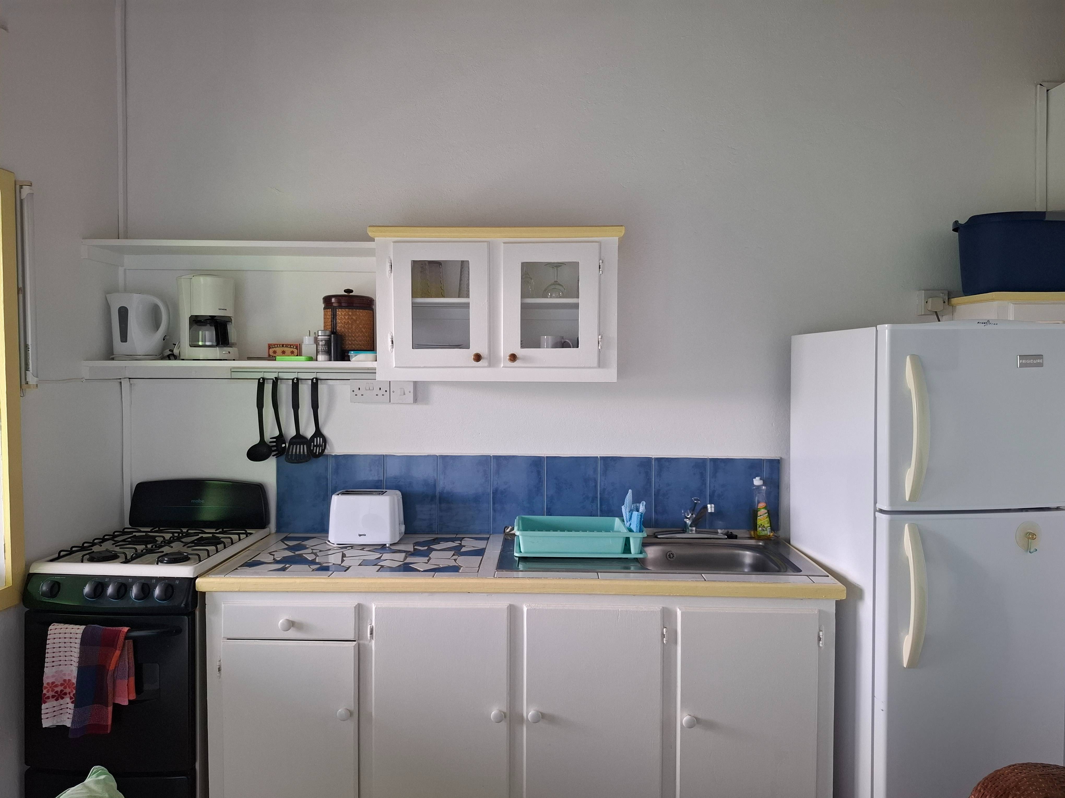 Kitchen – Apartment 10 at Apartment Espoir, Saint Lucia