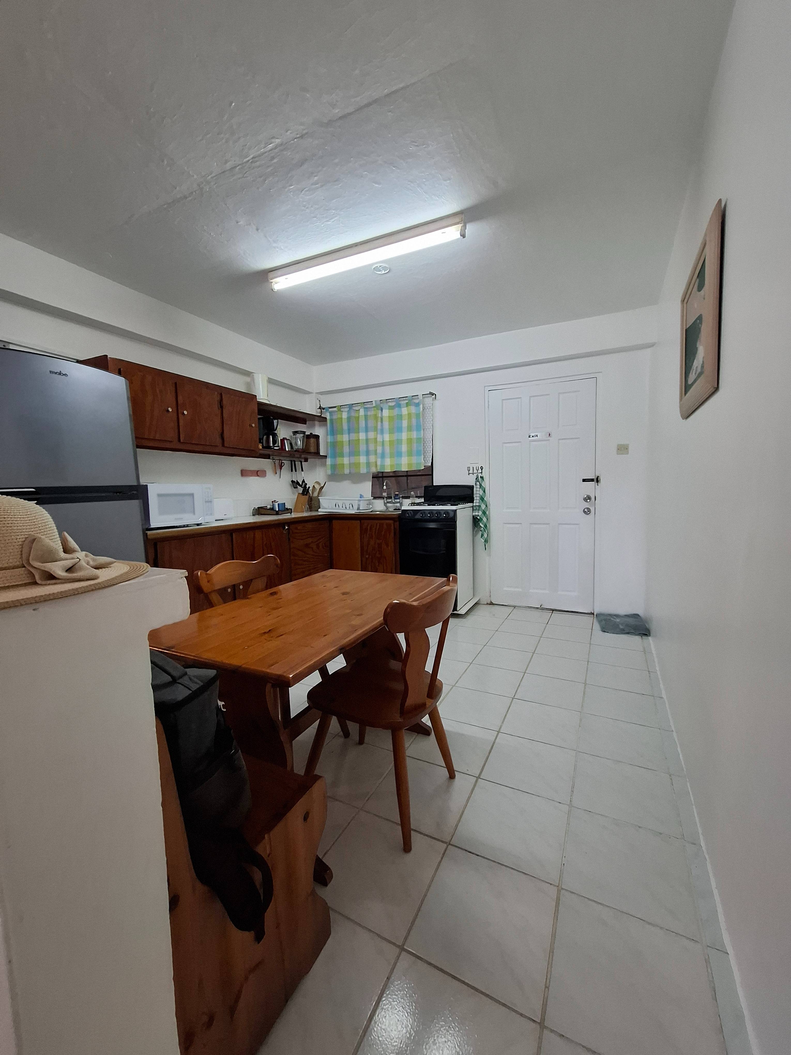 Kitchen – Apartment 2 at Apartment Espoir, Saint Lucia