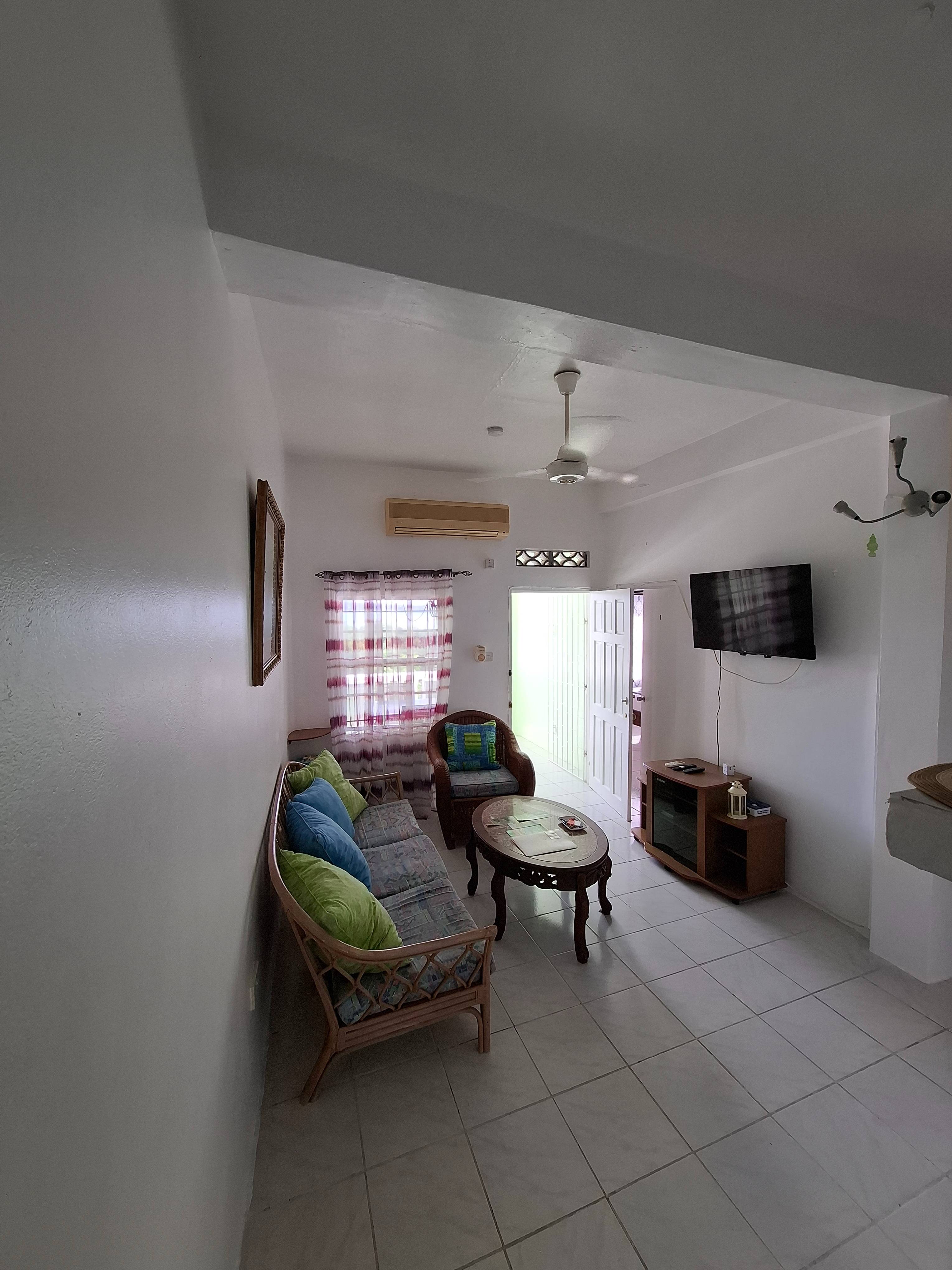 Livingroom – Apartment 2 at Apartment Espoir, Saint Lucia