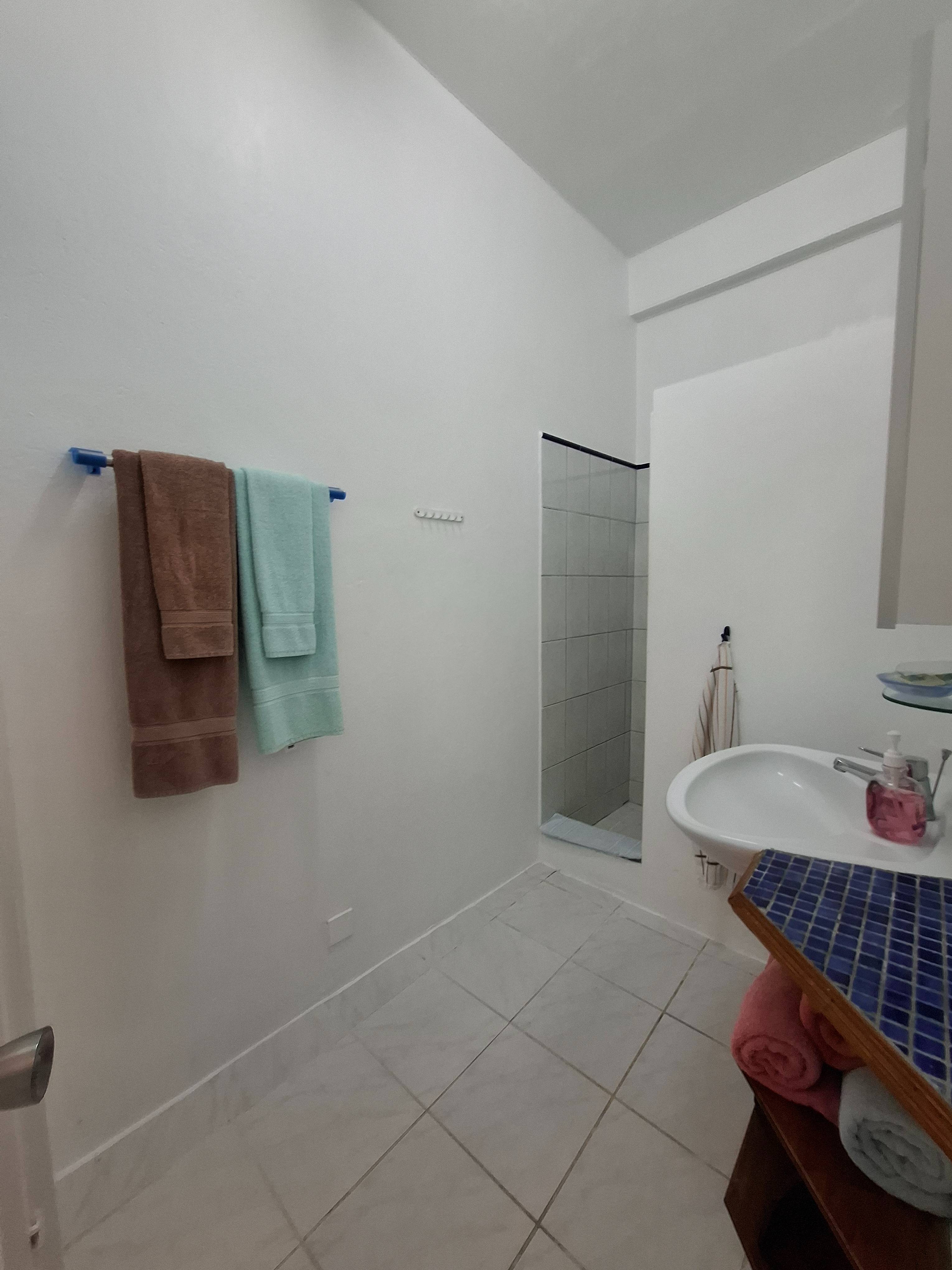 Shower – Apartment 2 at Apartment Espoir, Saint Lucia