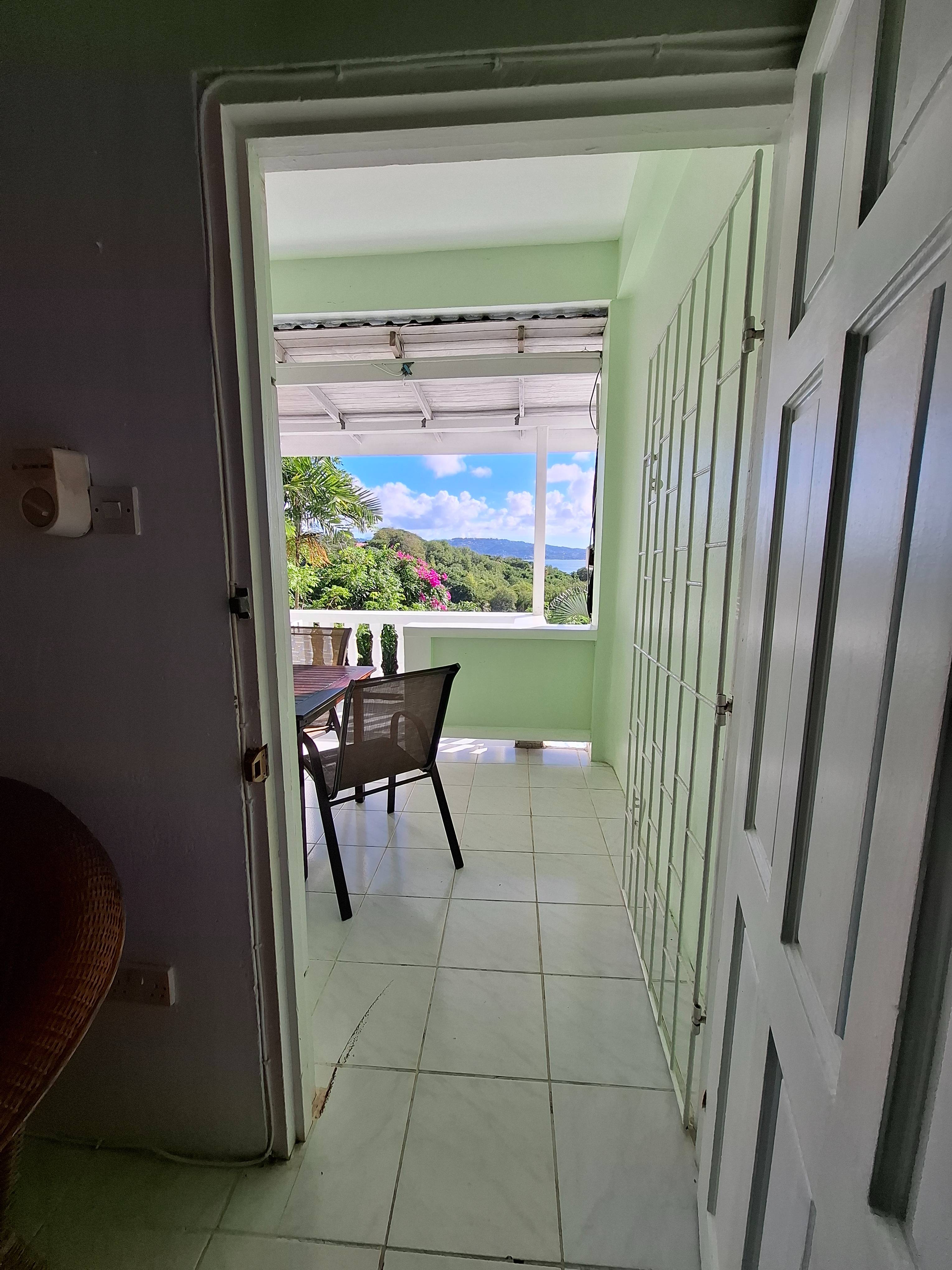 Balcony – Apartment 2 at Apartment Espoir, Saint Lucia