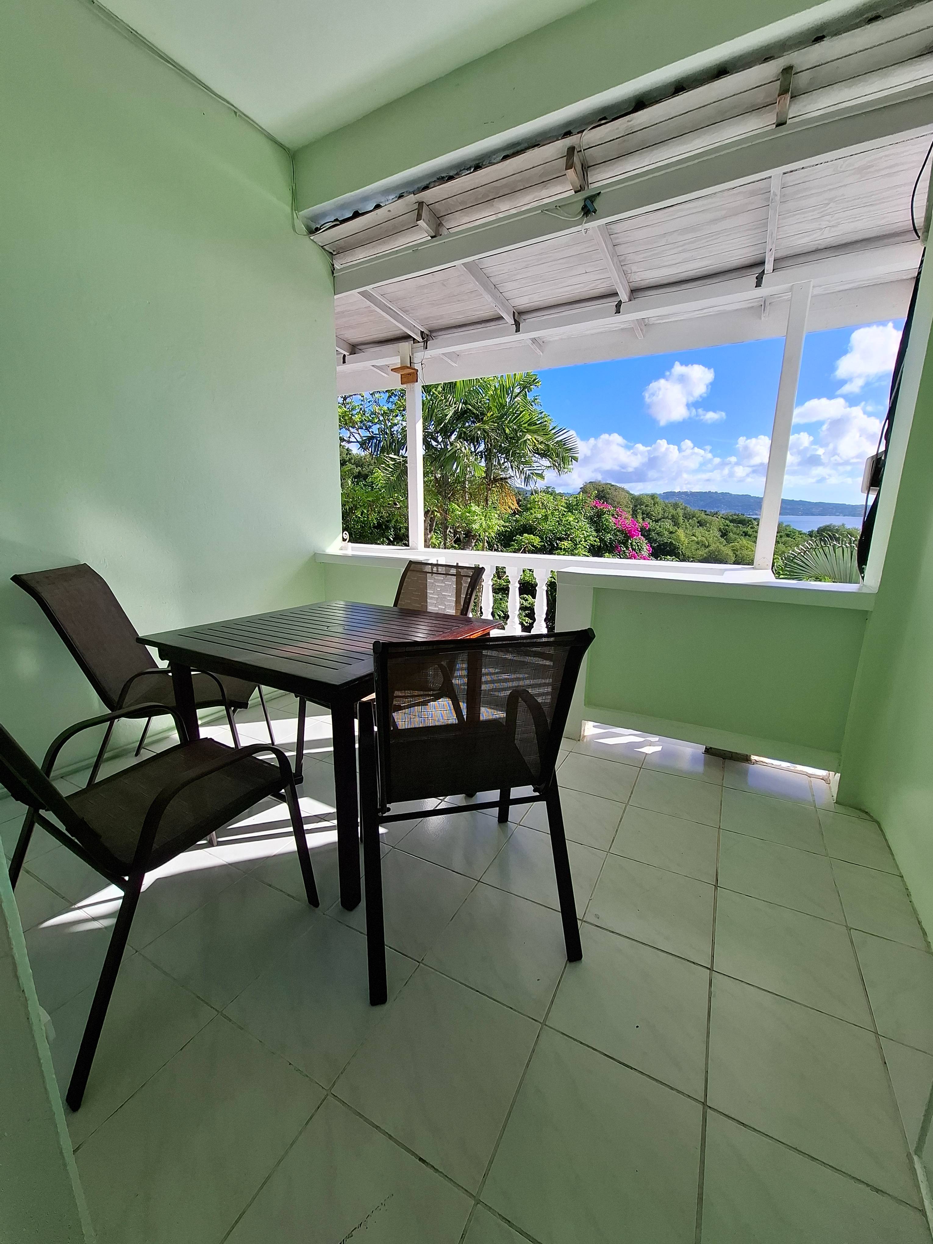 Balcony – Apartment 2 at Apartment Espoir, Saint Lucia