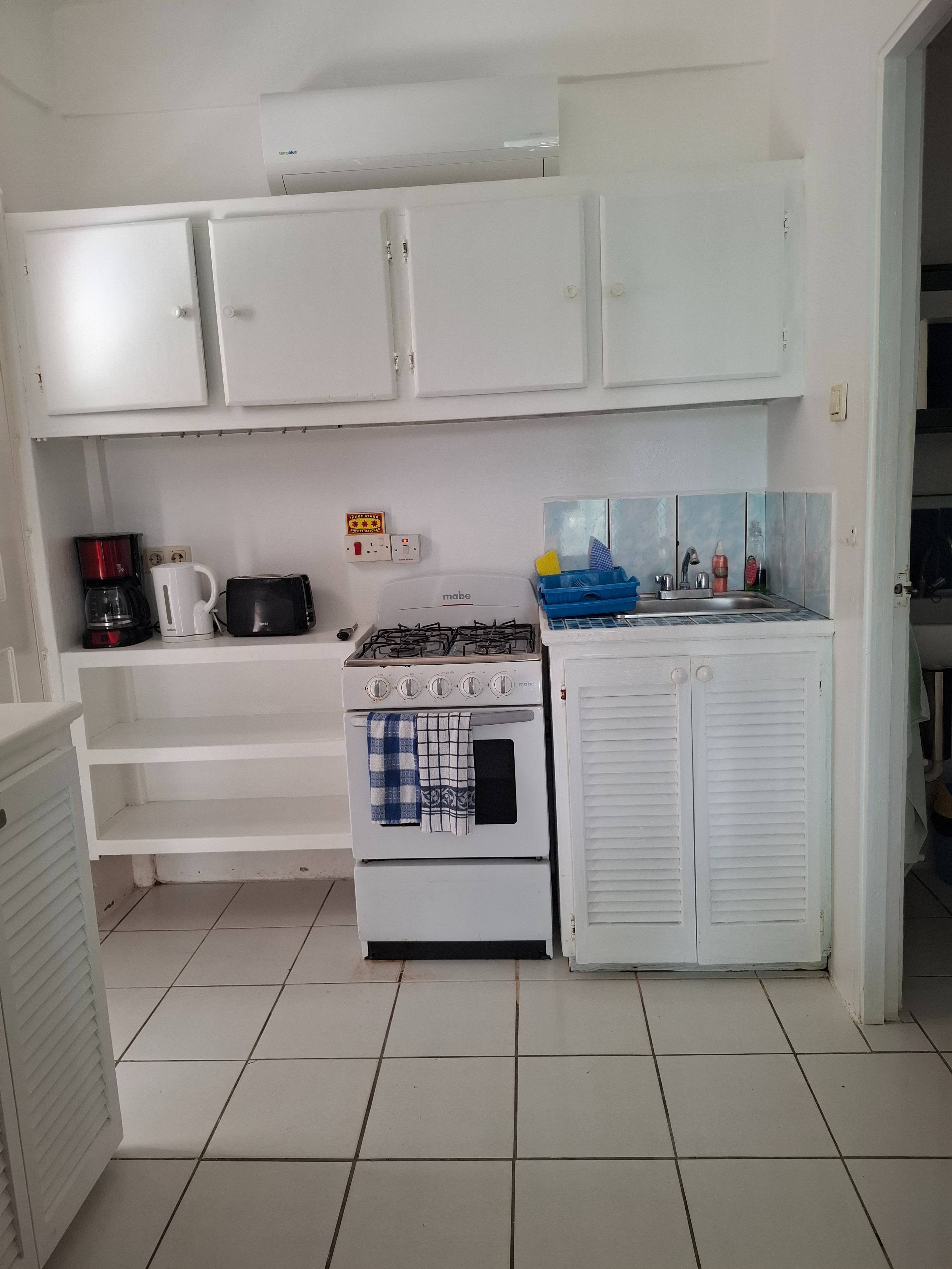 Kitchen – Apartment 4 at Apartment Espoir, Saint Lucia