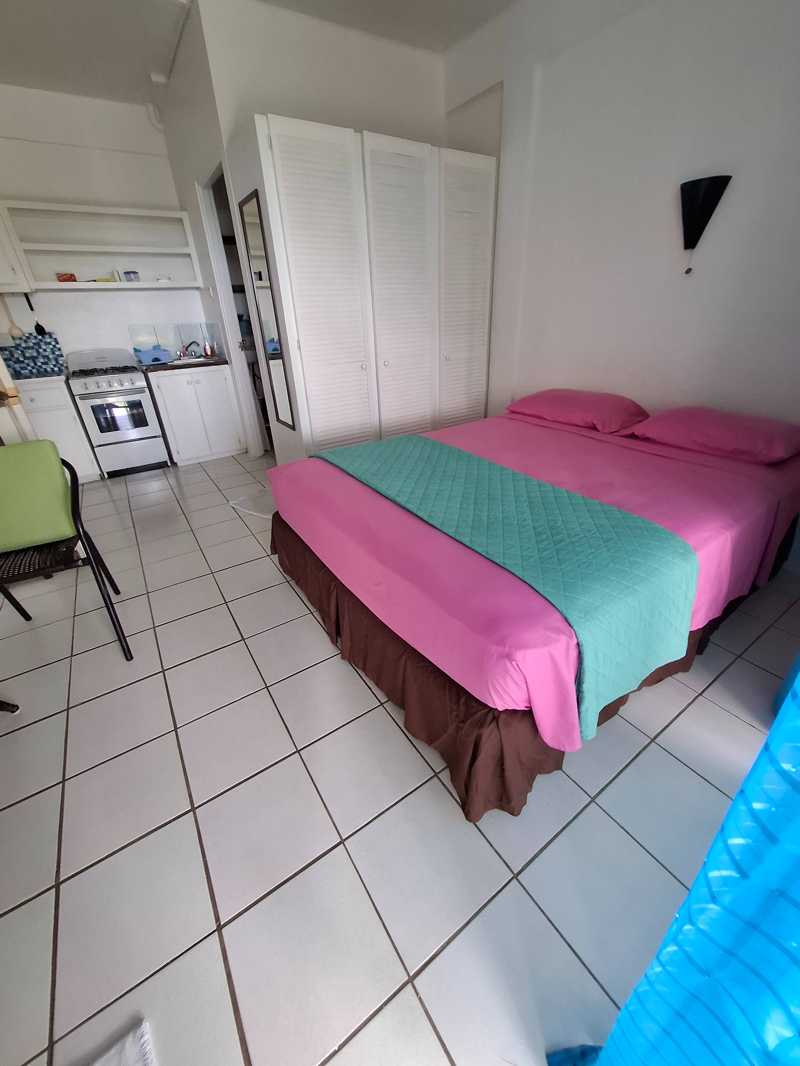 Bed – Apartment 5 at Apartment Espoir, Saint Lucia
