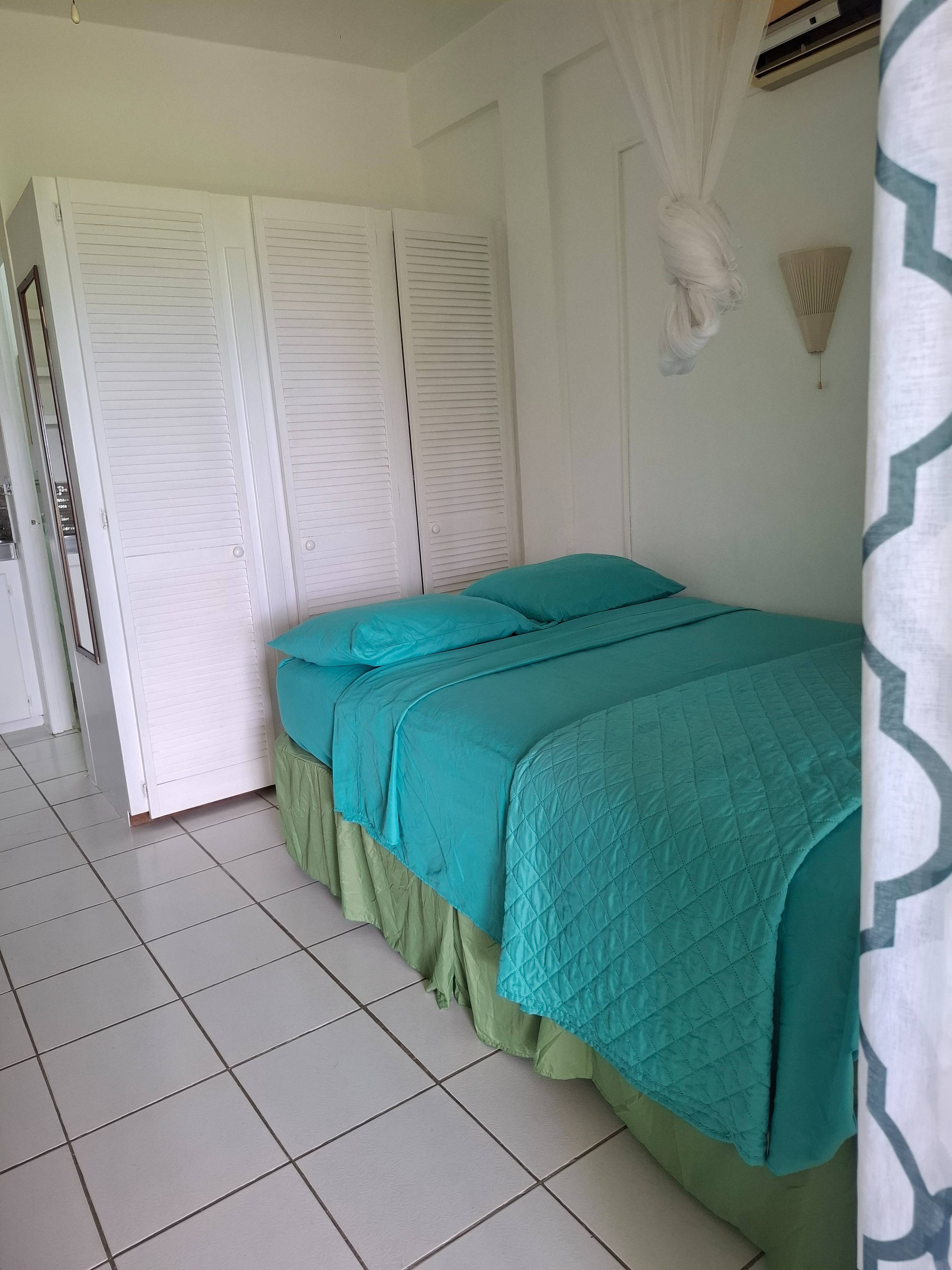 Bed – Apartment 6 at Apartment Espoir, Saint Lucia