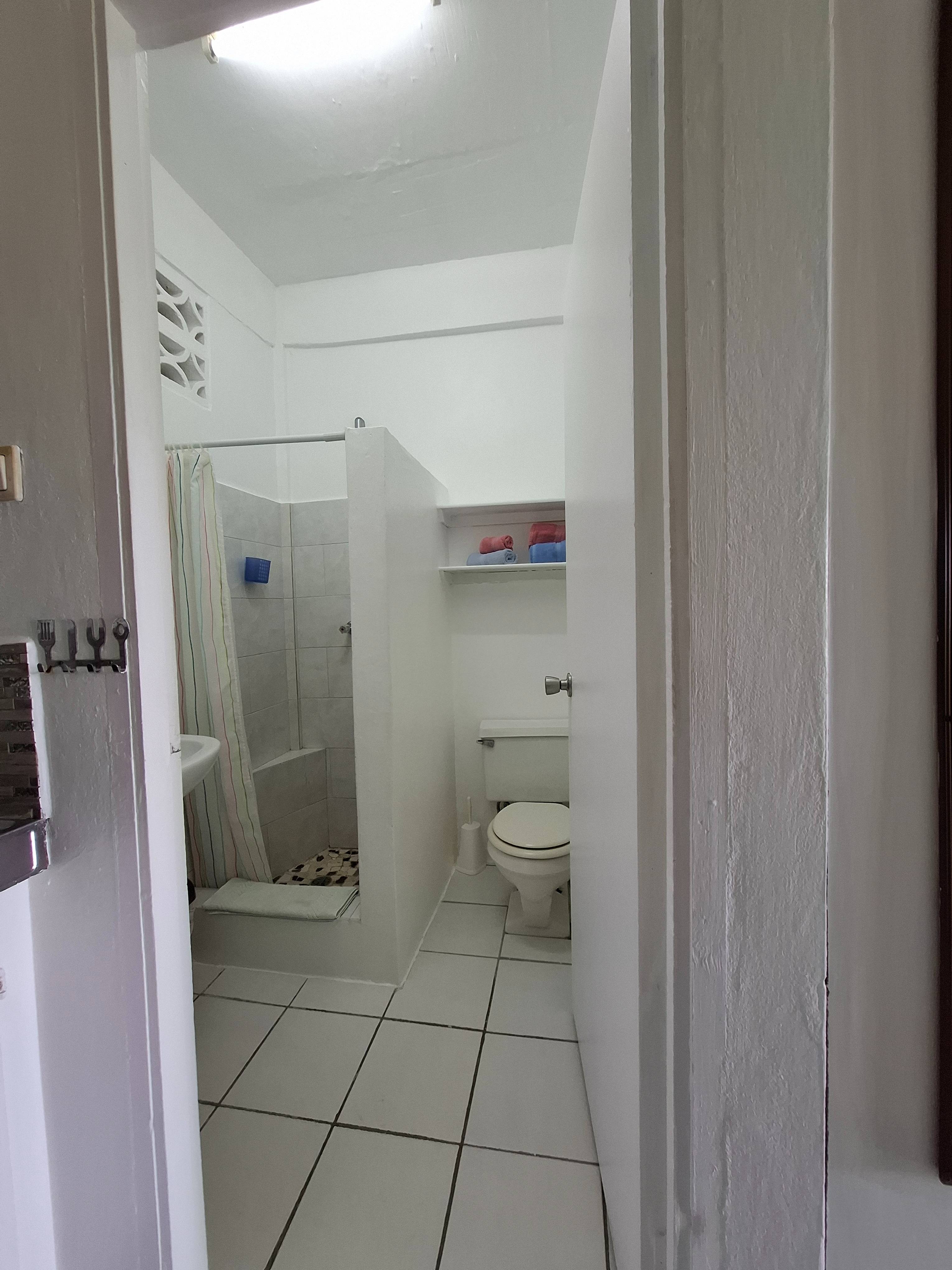 Shower WC – Apartment 6 at Apartment Espoir, Saint Lucia