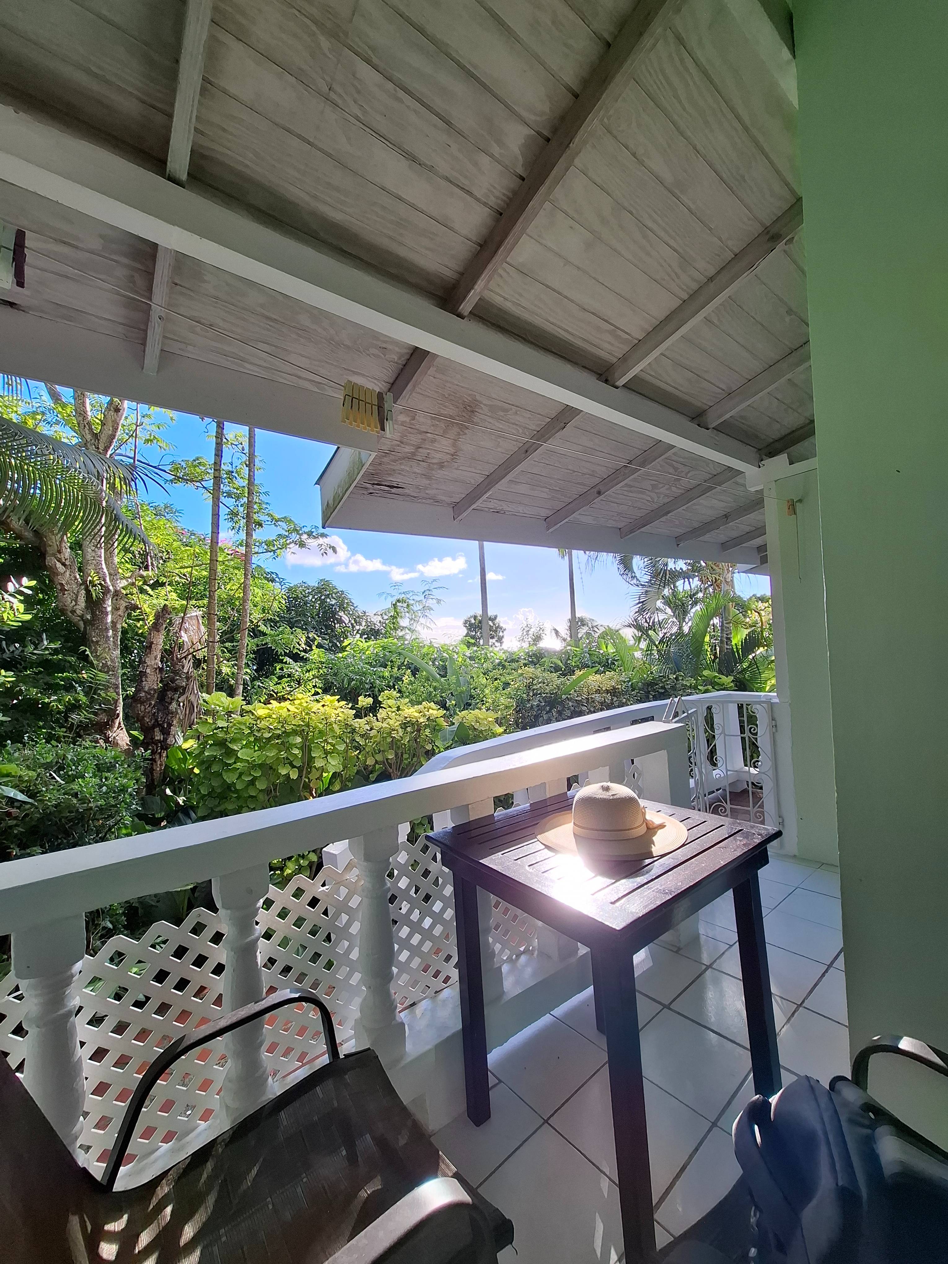 Balcony – Apartment 8 at Apartment Espoir, Saint Lucia