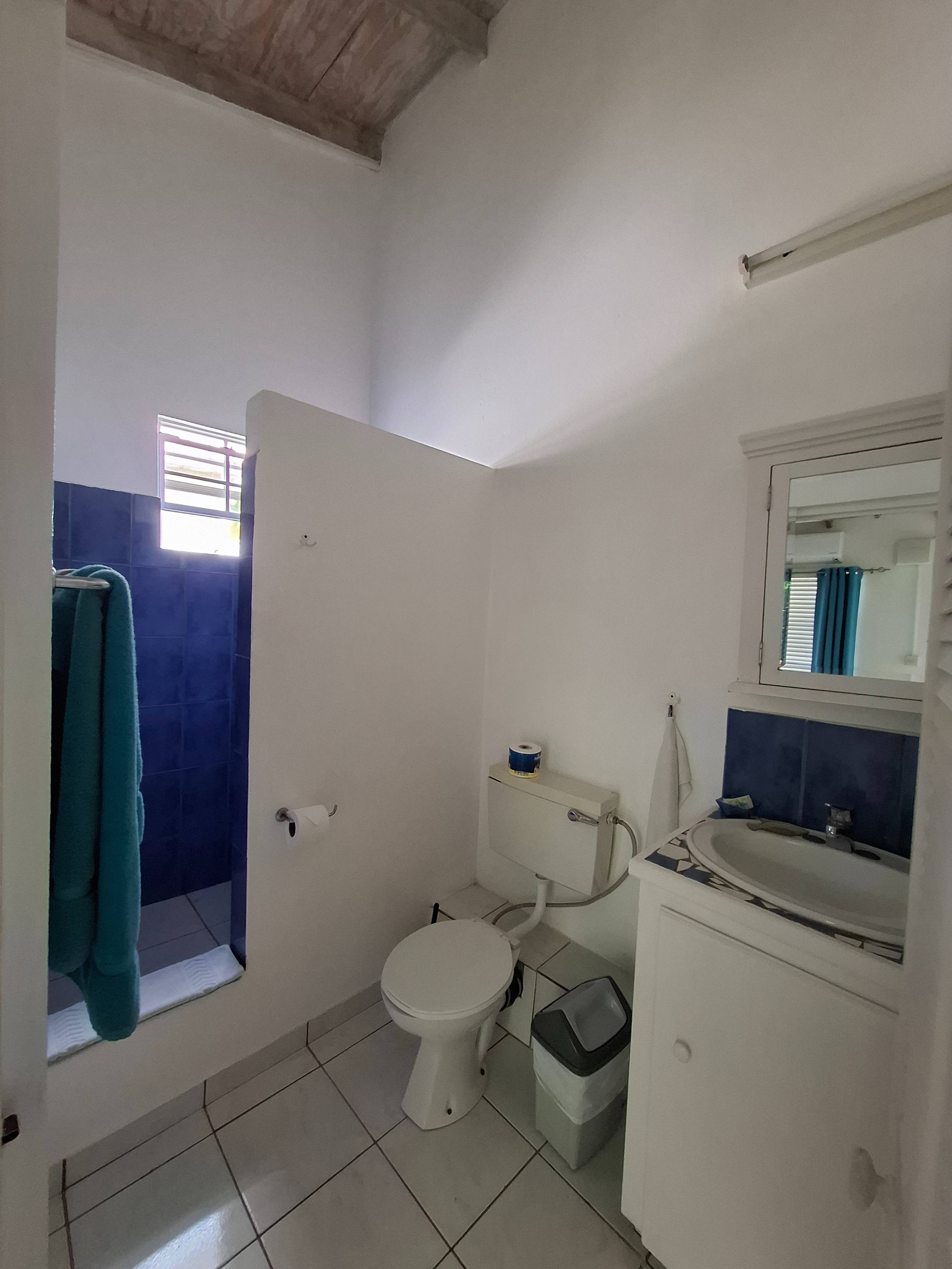 Shower WC – Apartment 9 at Apartment Espoir, Saint Lucia