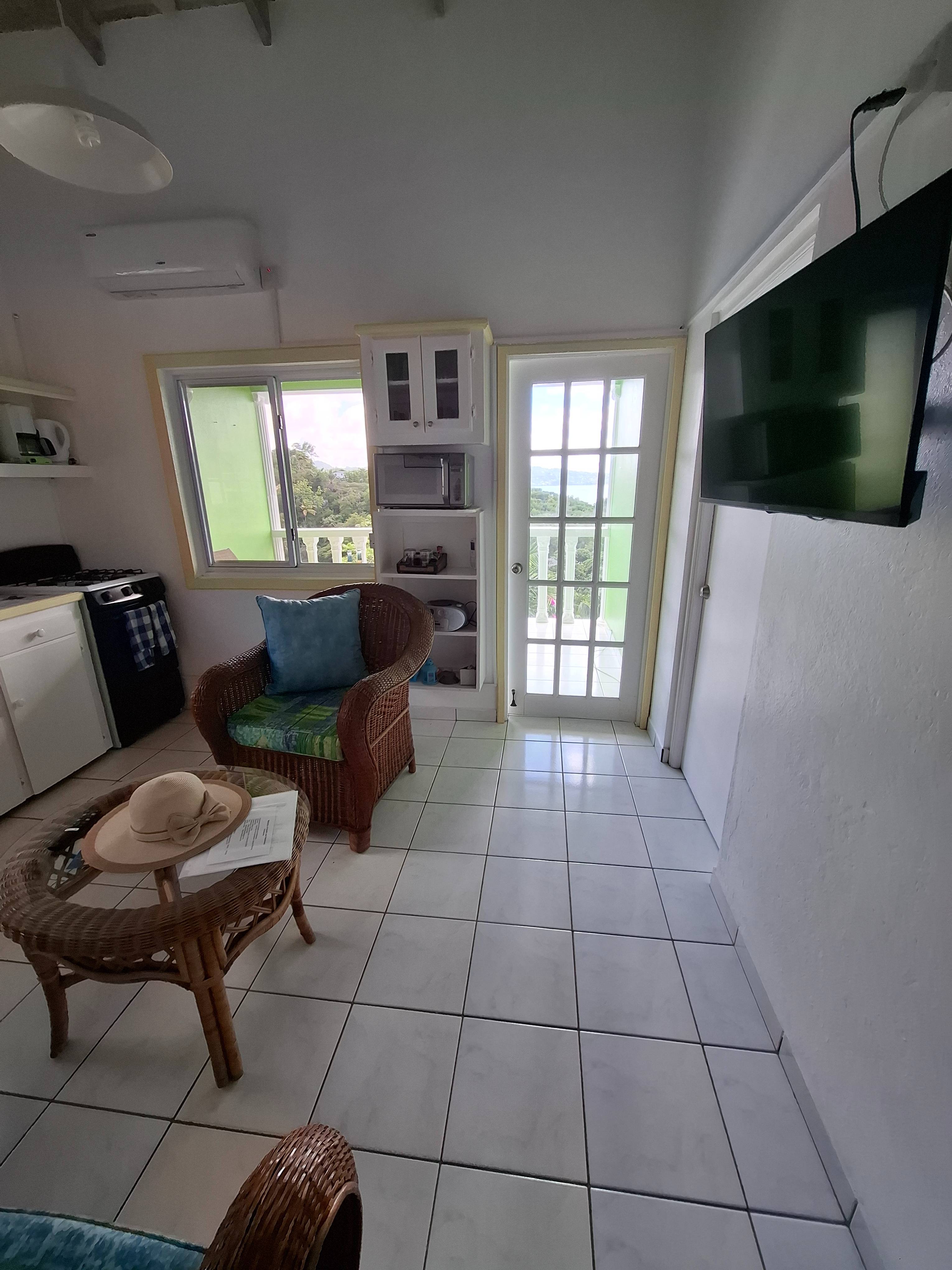 Seating area – Apartment 9 at Apartment Espoir, Saint Lucia